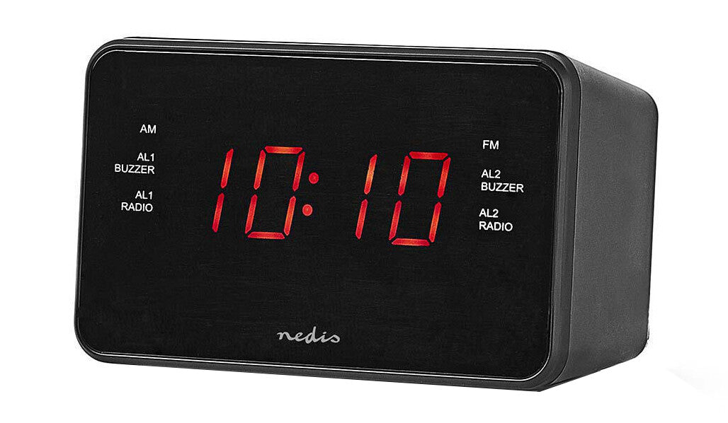 CLAR002BK RADIO DESPERTADOR RELOJ DIGITAL NEDIS