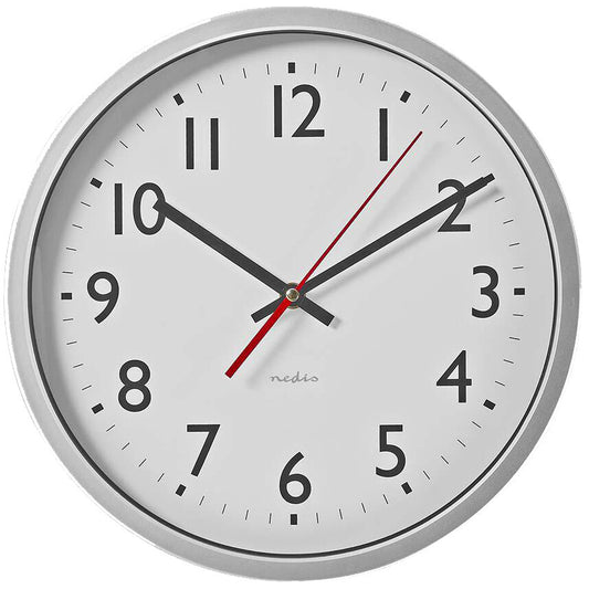 CLWA110WT RELOJ DE PARED BASICO ø30cm NEDIS