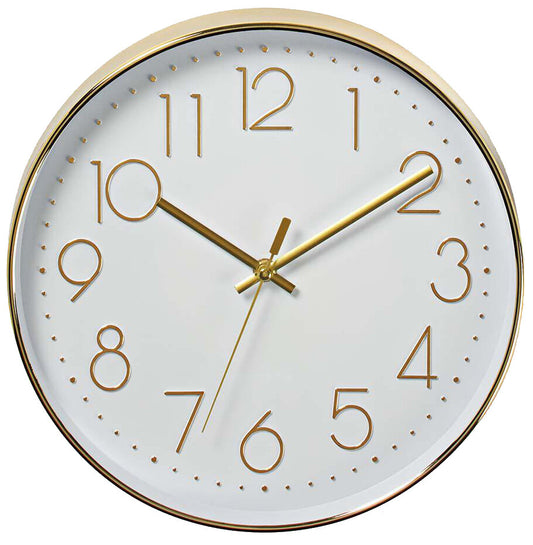 CLWA015PC30GD RELOJ DE PARED CIRCULAR ø30cm DORADO
