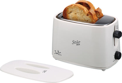Tostadora Jata TT331 blanca 750 W con ranuras extraanchas