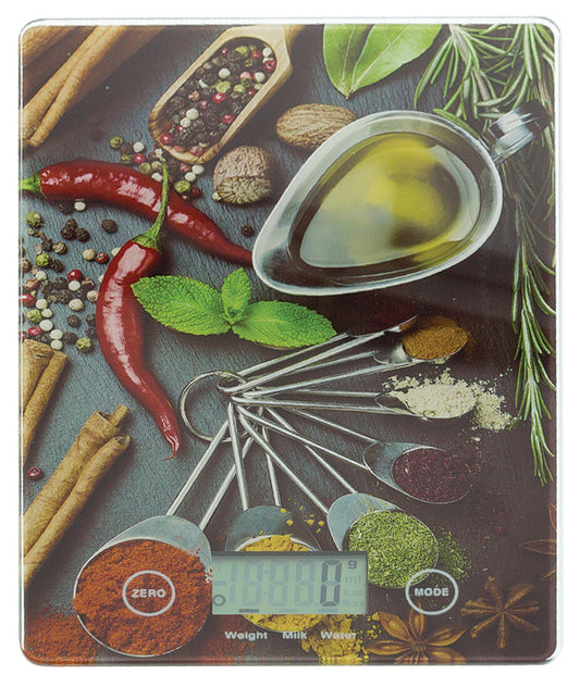 KASC113VA BASCULA DE COCINA DIGITAL MULTICOLOR NEDIS