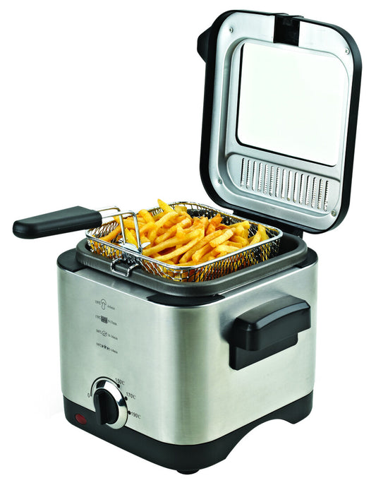 400035000 FREIDORA 900W 1,5L TEMPUR INOX GSC