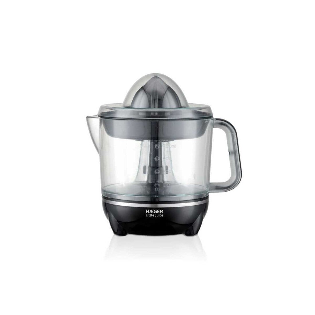 CJ-025.006A EXPRIMIDOR ELECTRICO NEGRO 0,7L 25W LITLE JUICE HAEGER
