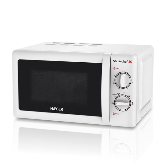 MW-70W.006A MICROONDAS BLANCO 20L 700W SOUS-CHEF HAEGER