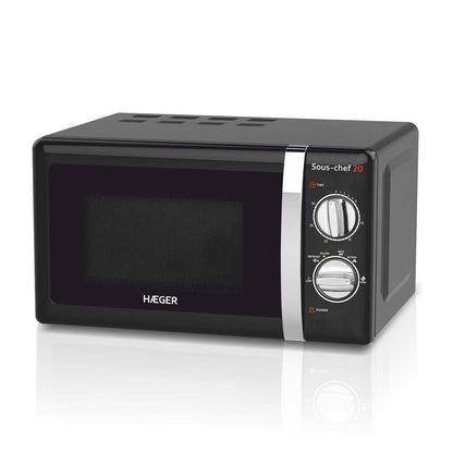 Microondas Haeger Sous-Chef negro 20 L 700 W