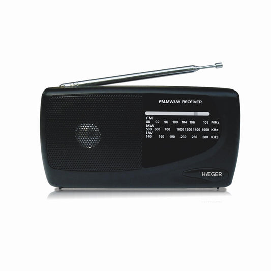 PR-TRI.002A RADIO PORTATIL SINTONIZADOR ANALOGICO HAEGER