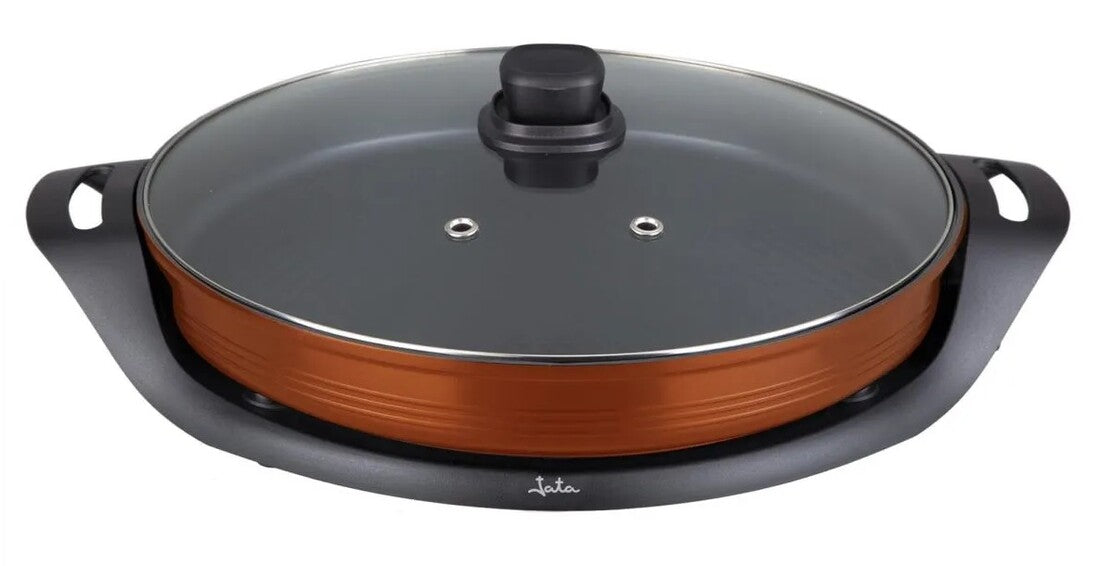 JEPE1639 ELECTRIC PAELLA PAN WITH GLASS LID 2000W JATA