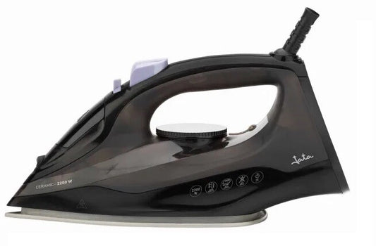 JEPL2241 DAMPFBÜGELEISEN SCHWARZ KERAMIKBÜGELSOHLE 2200W JATA