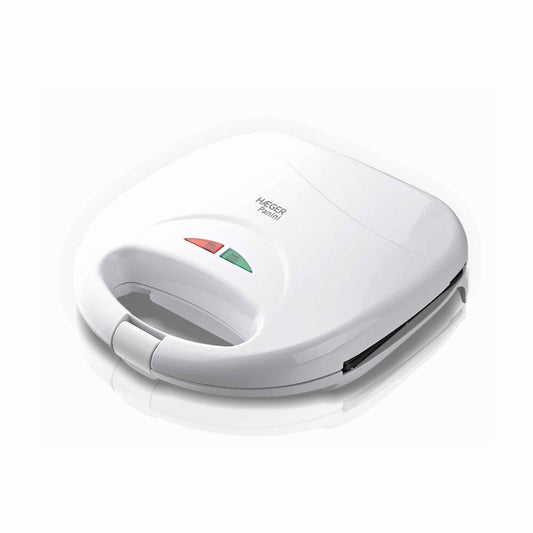 SM-75G.007A SANDWICHTOASTER 750W GRILLPLATTEN WEISS PANINI HAEGER