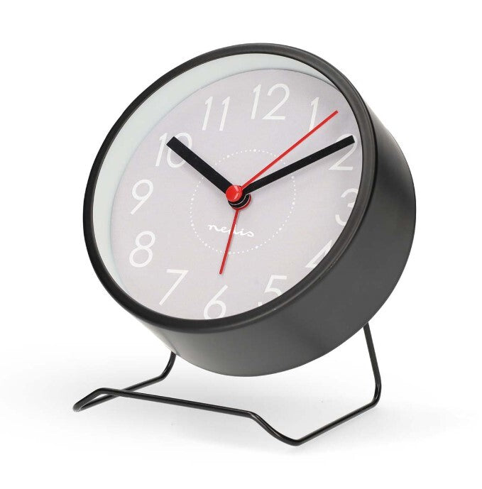 CLDK1006BK RELOJ DESPERTADOR ANALOGICO SOBREMESA NEGRO NEDIS