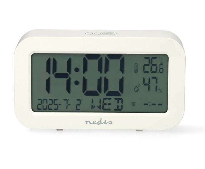 CLDK2005WT RELOJ DESPERTADOR DIGITAL SOBREMESA BLANCO NEDIS