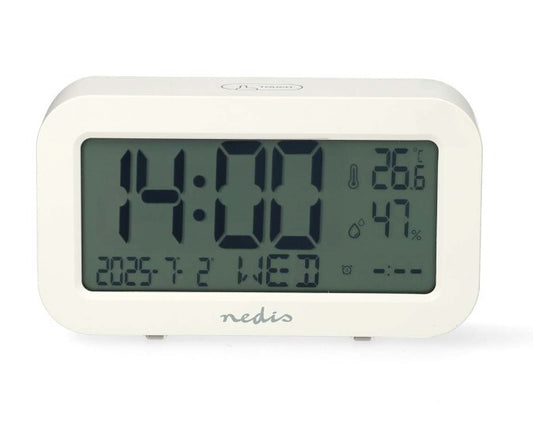 CLDK2005WT RELOJ DESPERTADOR DIGITAL SOBREMESA BLANCO NEDIS