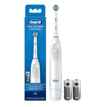 BRADB5010B CEPILLO DENTAL ELECTRICO A PILAS BLANCO ORAL-B
