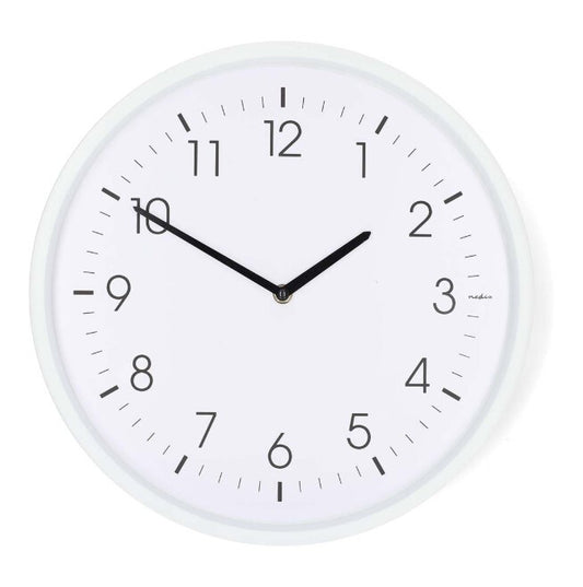 CLWA1426WT RELOJ DE PARED CIRCULAR ø36cm BLANCO NEDIS