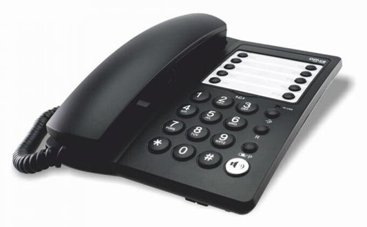 HG-1020 TELEFONO SOBREMESA NEGRO OFFICE HAEGER
