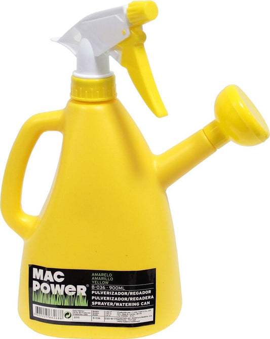 66268 PULVERIZADOR C/REGADERA 900ml MAC POWER AMARILLO