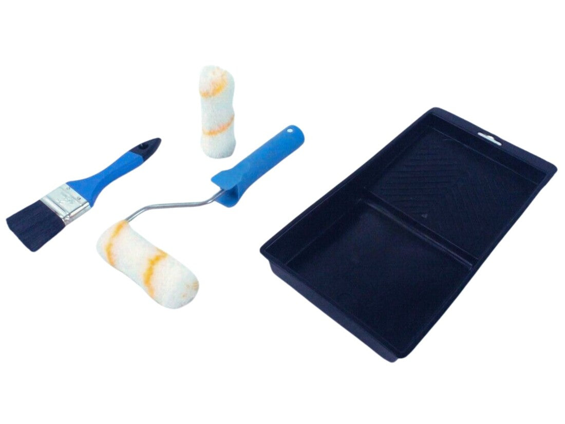 68406 JUEGO DE PINTURA BANDEJA PALETINA RODILLO Y RECAMBIO 100mm MADER