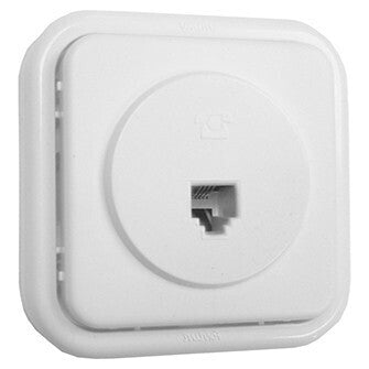 20-701-01-2 IVORY SURFACE TELEPHONE ROSETTE KRIS