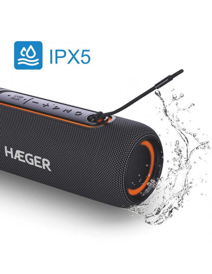 SP-10W.003A ALTAVOZ BLUETOOTH PORTATIL 10W LIGHT BOOM HAEGER