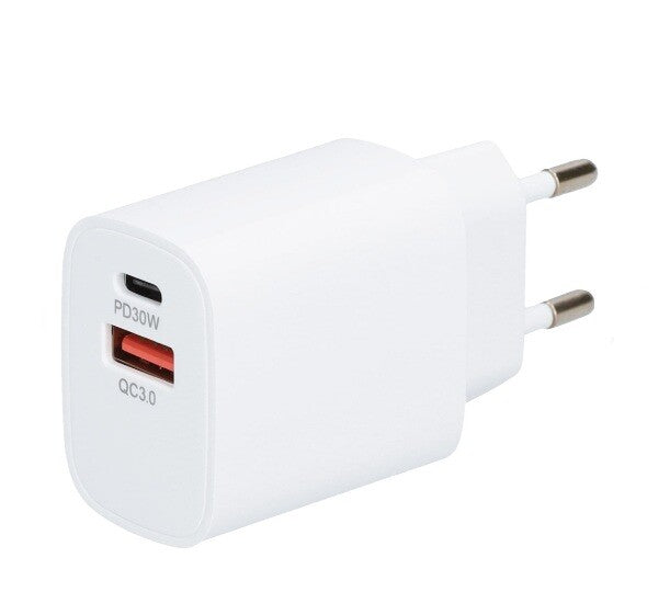 105515011 CARGADOR USB C+A 30W CARGA RAPIDA UNIVERSAL GSC