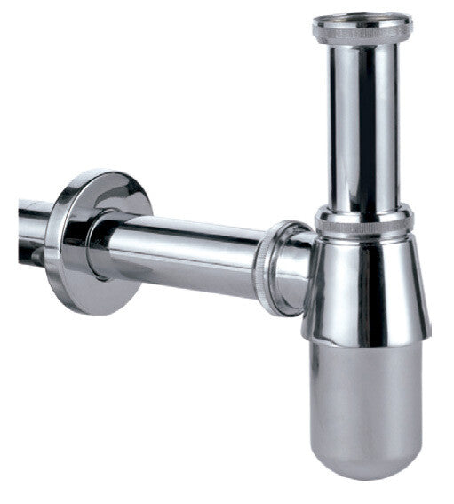 CA-41432 SIFON BOTELLA LATON CROMADO MIRTAK