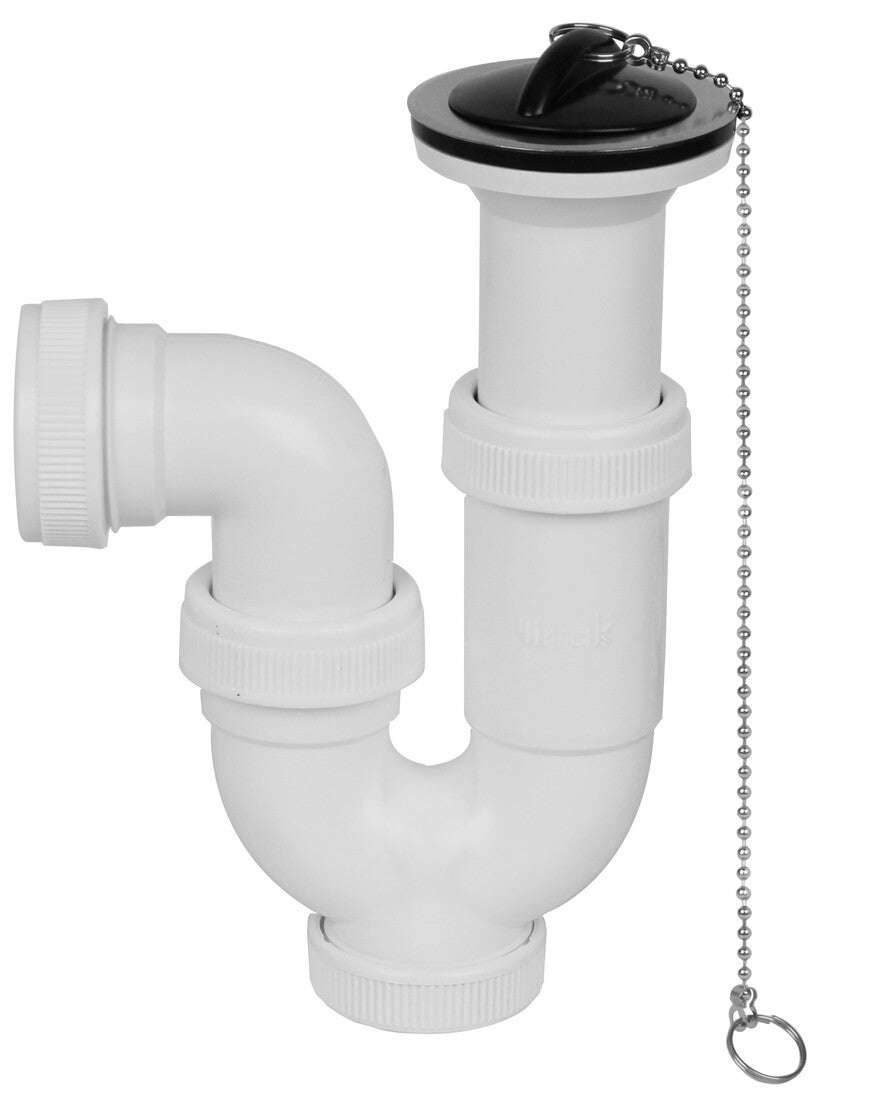 BO-43451 SIFON CURVO FREGADERO CON VALVULA 1´ 1/2