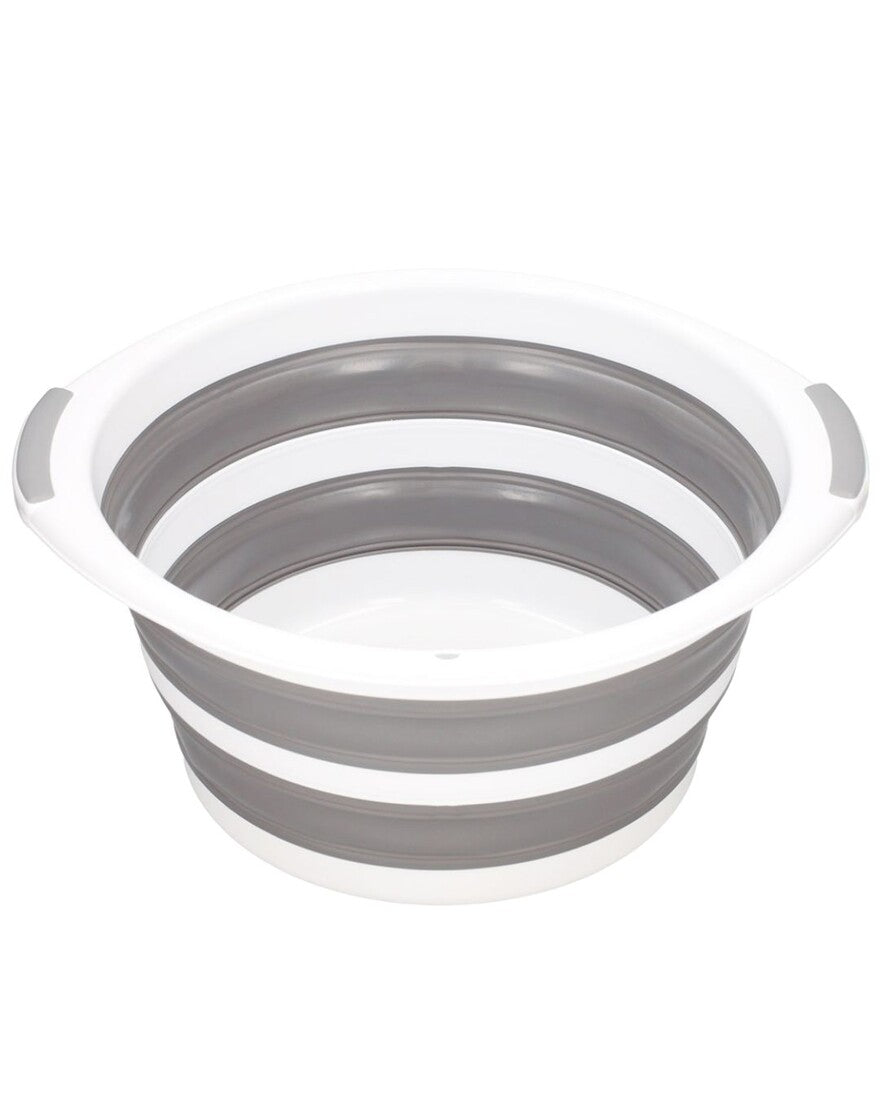 402010013 BARREÑO PLEGABLE 12L GRIS DOVELIS