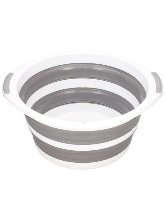 402010013 BARREÑO PLEGABLE 12L GRIS DOVELIS