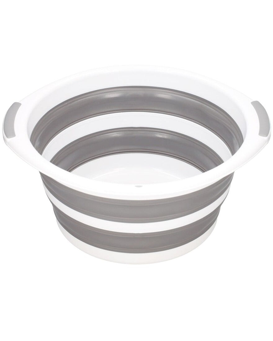 402010014 BARREÑO PLEGABLE 17L GRIS DOVELIS