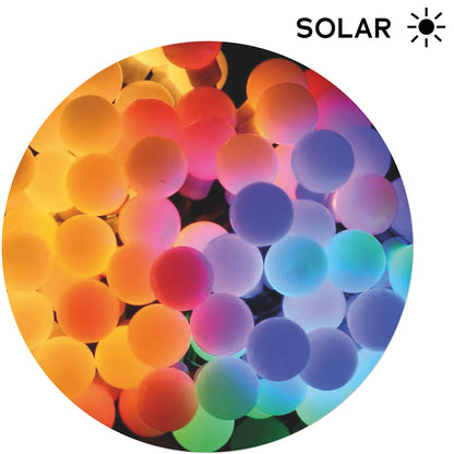 Guirnalda LED Miniball Solar RGB 6,5m 8 Modos Multicolor Electro DH