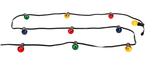 3400 GUIRNALDA LUCES DE CADENA BOMBILLA NIRVANA COLORES 4,7m IP44