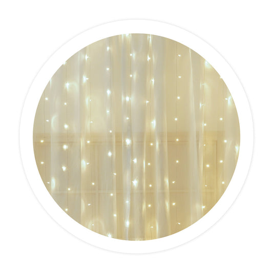 204605010 CORTINA LED LUMINOSA 3X2M LUZ FRÍA GSC