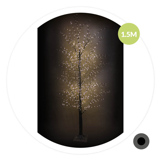 204690156 ÁRBOL RAMAS LED NEGRO SIRKA A RED 10W 150cm GSC