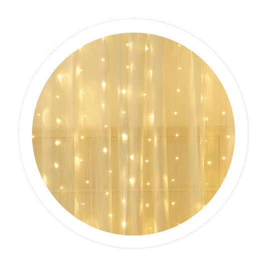 204605006 CORTINA LED 2x2mts LUZ CALIDA GSC