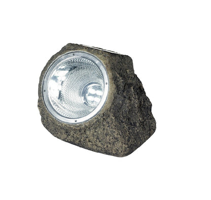 Piedra Solar Decorativa LED Efecto Piedra Resina y Plástico Galix