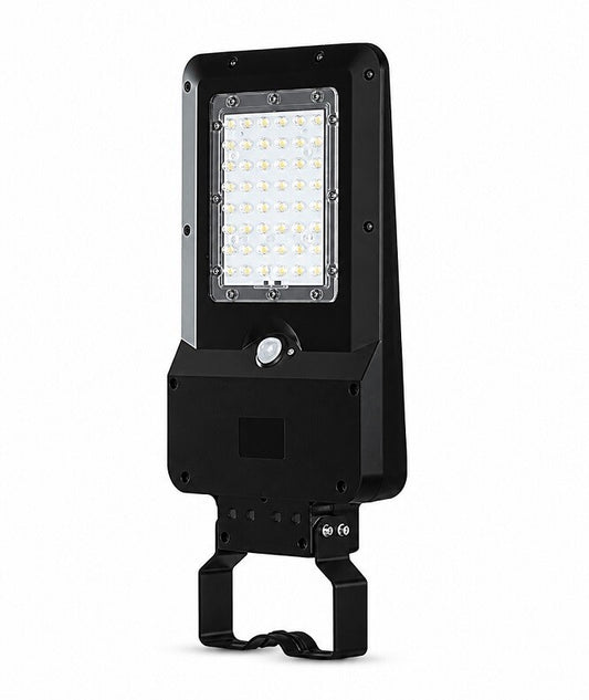 4405025-CCT FAROLA LED SOLAR C/SENSOR CREPUSCULAR Y MOVIMIENTO 40W CCT 6000Lm IP65 F-BRIGHT
