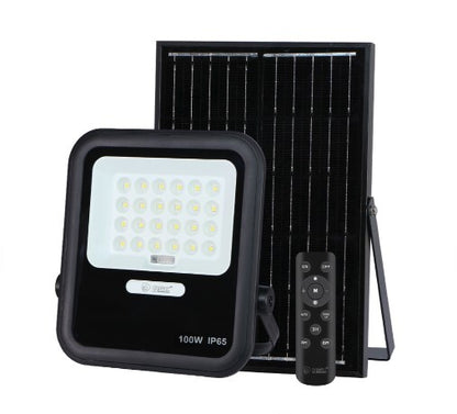 Proyector LED Solar Miloha 100W 6500K Panel 10W IP65 7 Días Autonomía GSC