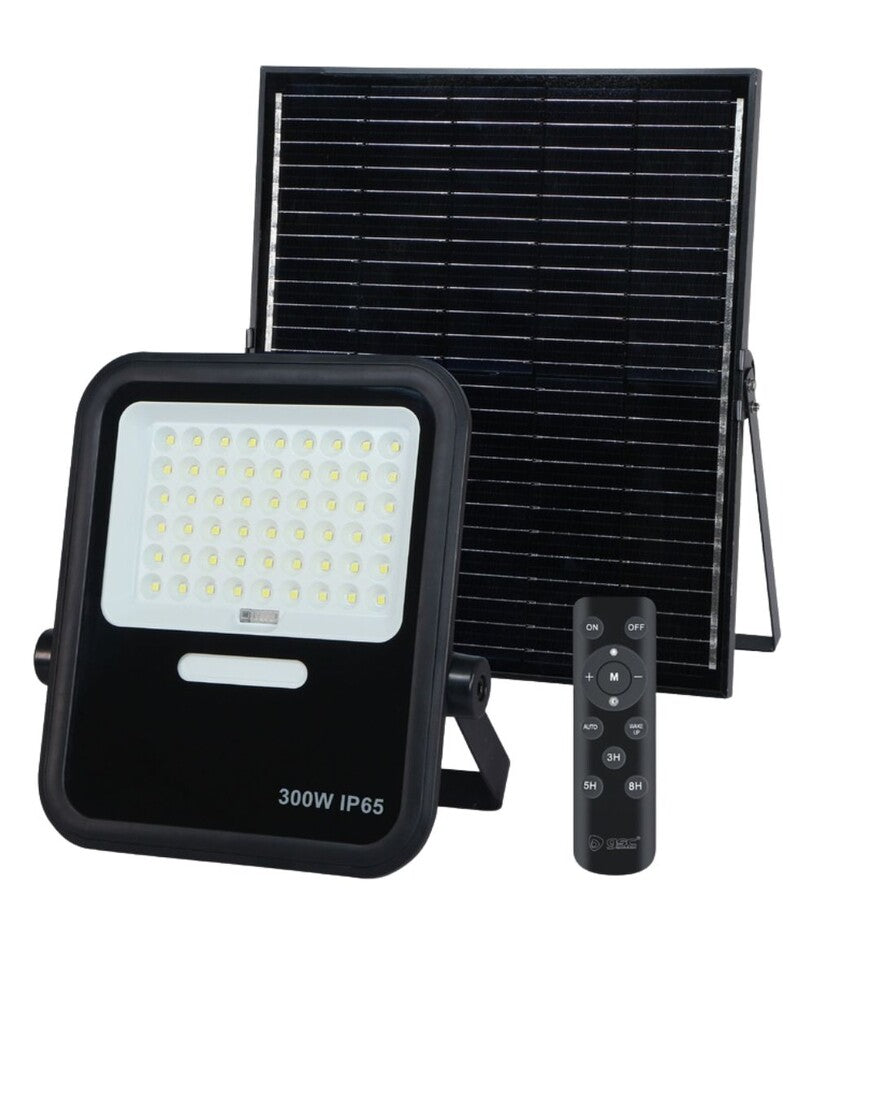 202615024 PROYECTOR LED MILOHA 300W 6500K CON PANEL SOLAR 25W GSC