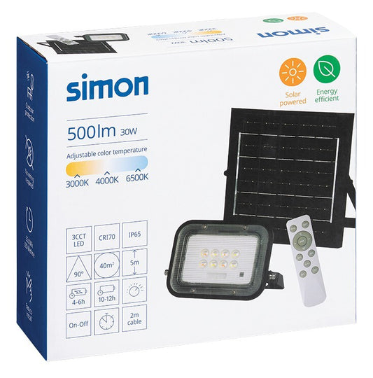 IL426111 PROYECTOR PANEL SOLAR 30W CCT IP65 SIMON