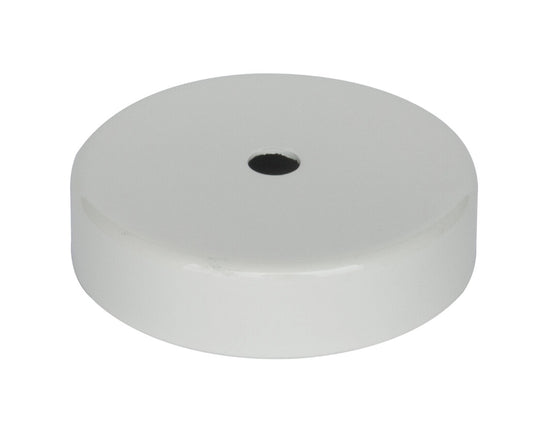 N296B FLORON DECORATIVO METALICO BLANCO 80X20mm