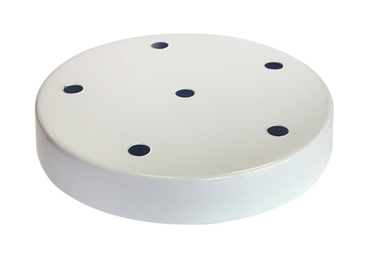 1301030-BL FLORON METALICO 6 SALIDAS BLANCO ø16cm