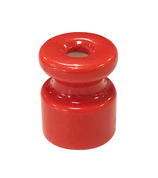 1400424-R AISLADOR PORCELANA ROJO 24x19mm.