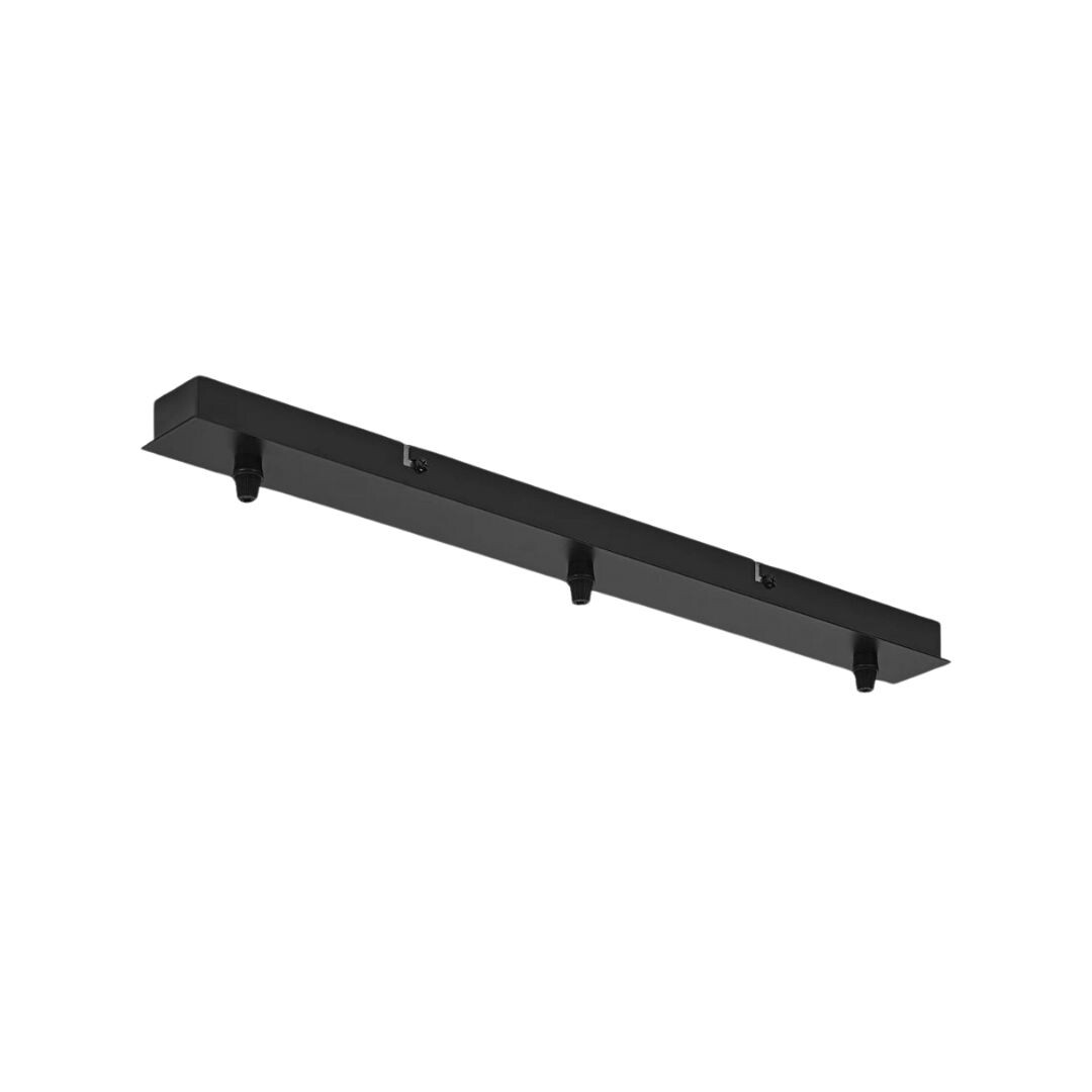 092831 STRAIGHT CEILING ROSE 3 OUTLETS BLACK PENDULUM 1906 LEDVANCE