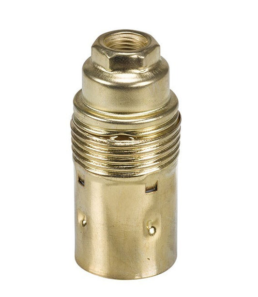 IL851440 PORTALAMPARAS LISO E14 LATONADO SIMON