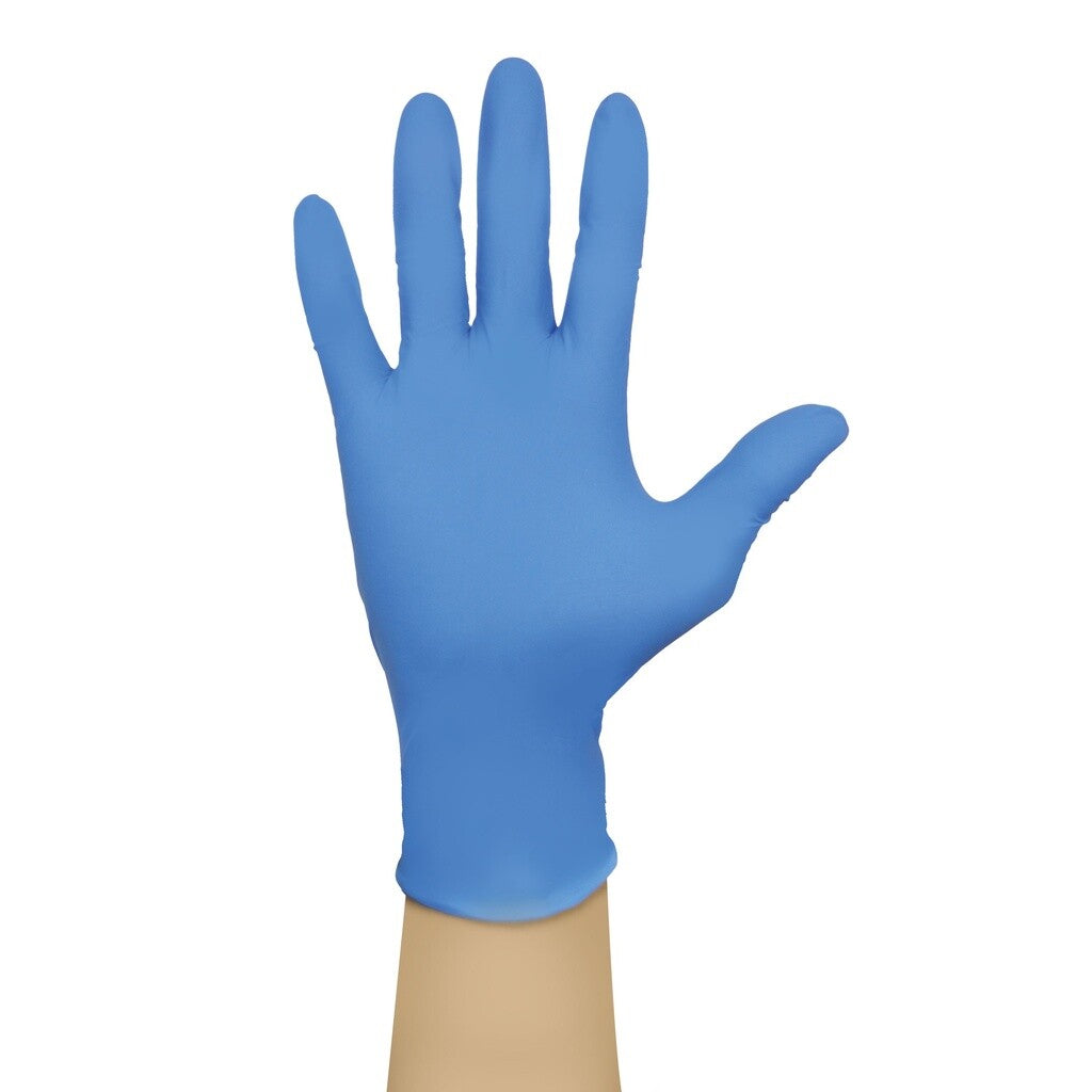 502070048 100 uds GUANTES DESECHABLES DE NITRILO AZUL TALLA XL HANTUMS