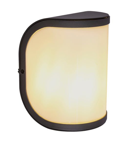 32128A APLIQUE  EXTERIOR 1XE27 60W ALUMINIO ANTRACITA IP44 SEGGA GLOBO