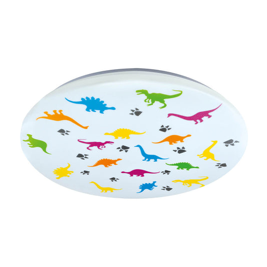 03645 PLAFON INFANTIL LED TECHO 20W IP44 4000K 2330Lm DINOSAURIOS STRÜHM