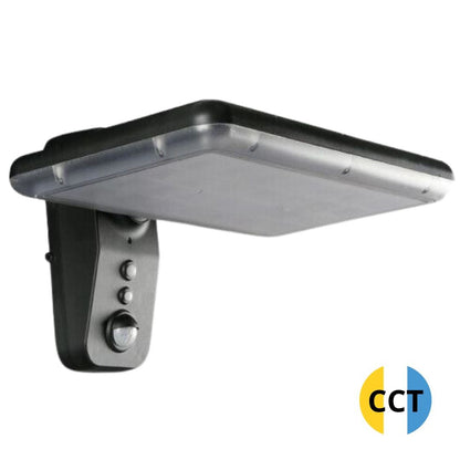 Farola Solar Pared 15W CCT 4000K/6000K Sensor Movimiento y Crepuscular 40h F-Bright | Suministros Figmar