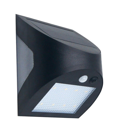 Aplique Solar LED Kolam 3W 300lm 6000K Sensor Crepuscular y Movimiento Negro GSC