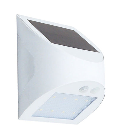 Aplique Solar LED 3W Sensor Crepuscular y Movimiento 6000K Blanco GSC